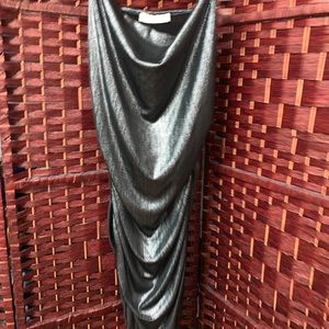 Grey shimmery dress